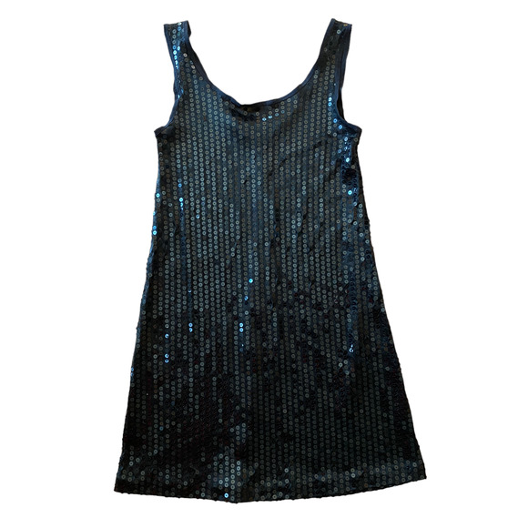 Betsey Johnson Dresses & Skirts - 90s Y2K Betsey Johnson Black Sequin Mini Dress Size 6